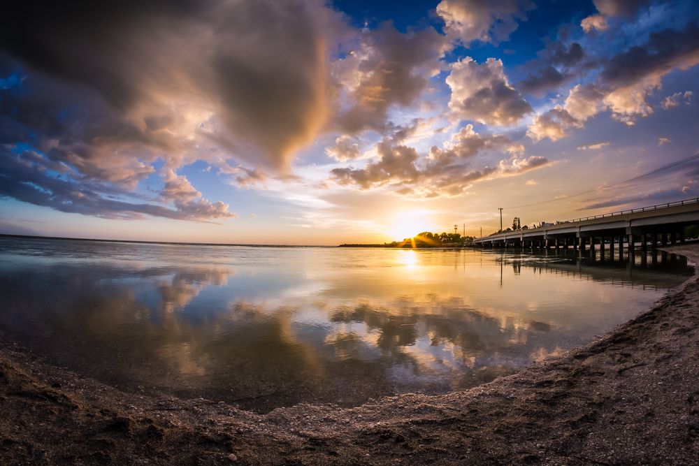 Breathtaking Sunset at Blind Pass Beach