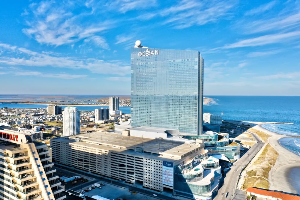 Aerial view of Ocean Casino Resort