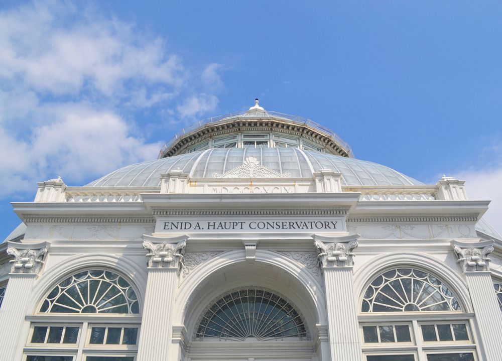 Top half of Haupt Conservatory