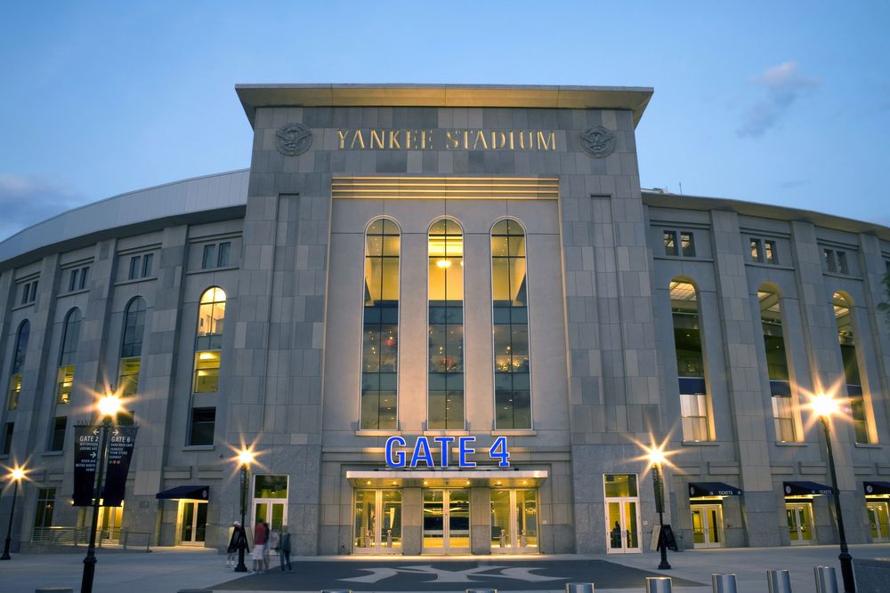 Gate 4 entrance of Yankee Stadium
