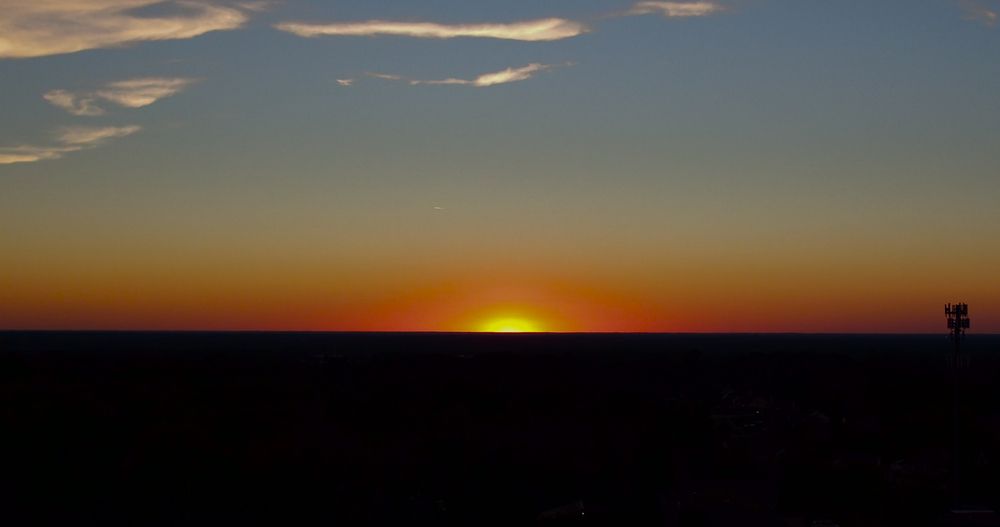 Scenic sunset at Mapleside Farms