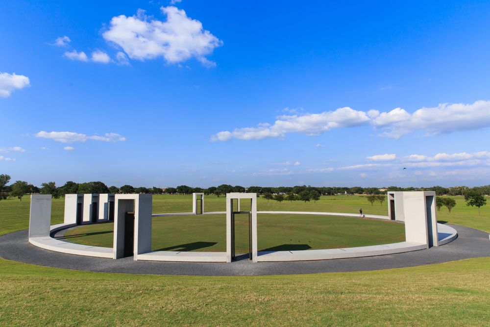 View of the Bonfire Memorial.