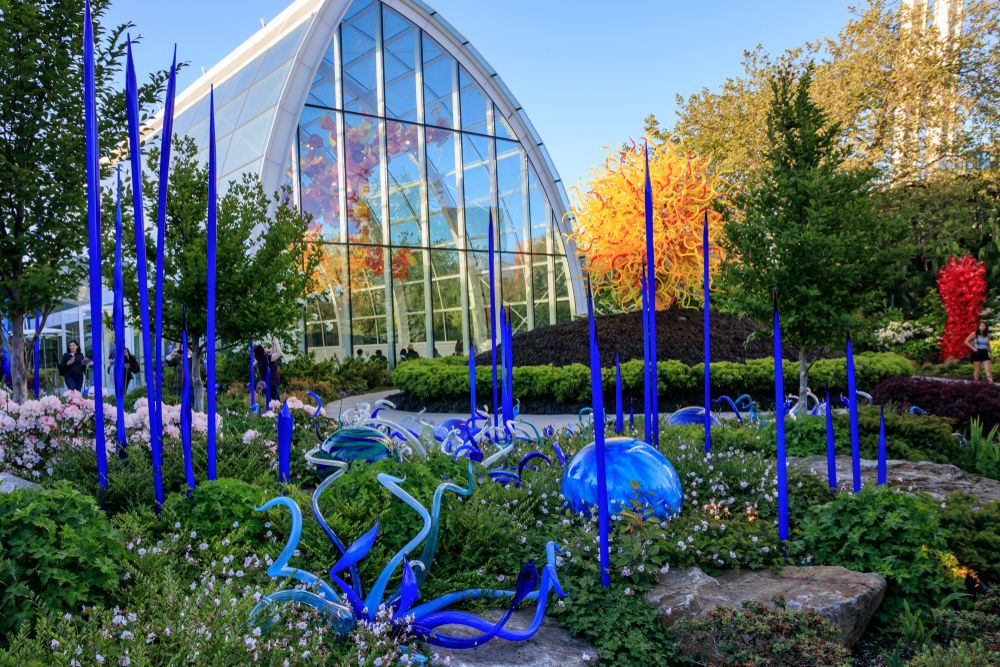 Daytime view of Chihuly Studio