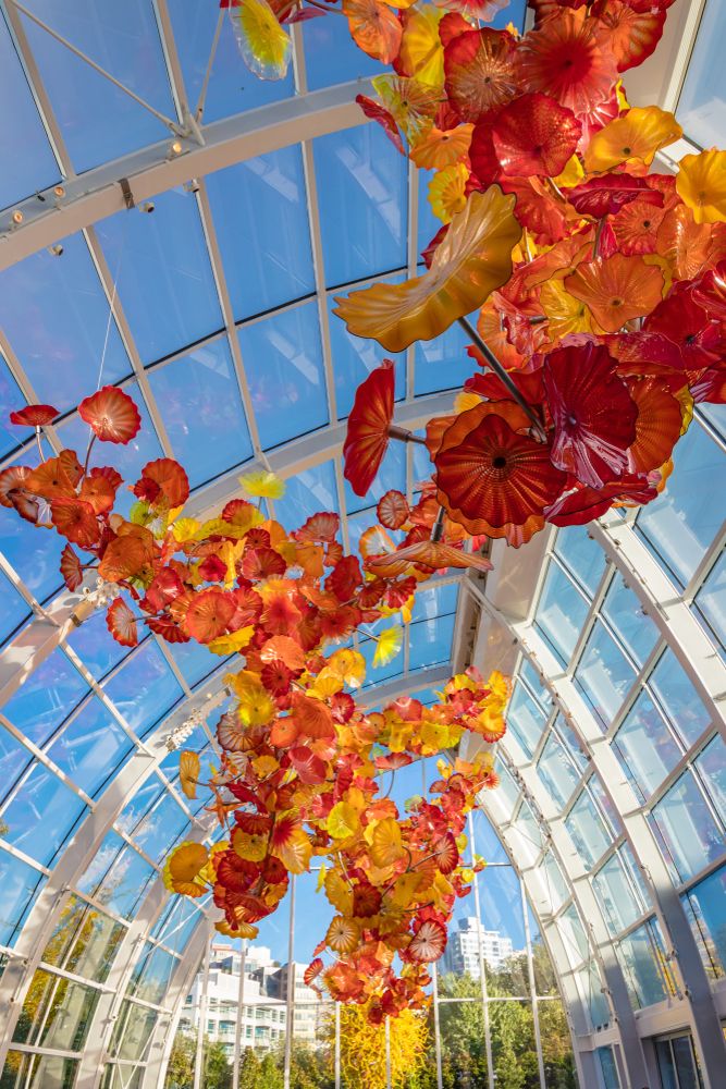 Interior of Chihuly Studio