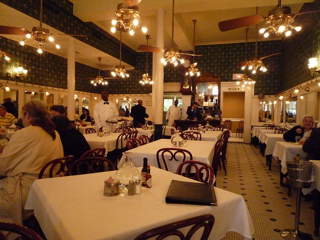 Interior of Galatoire’s Restaurant