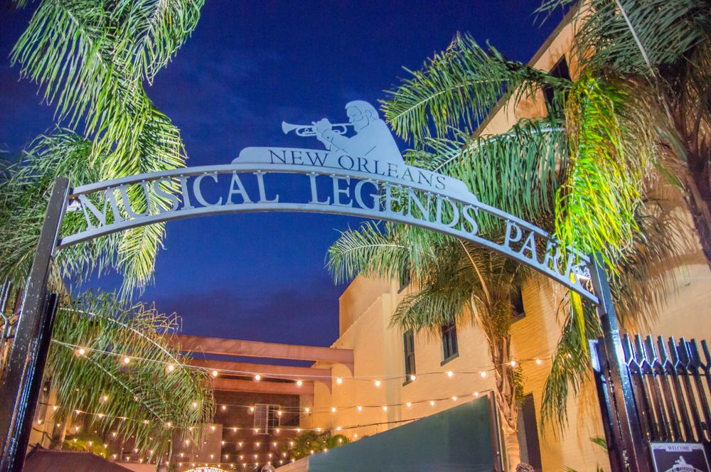 Entrance arch of Musical Legends Park