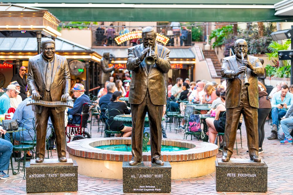 Statues at Musical Legends Park