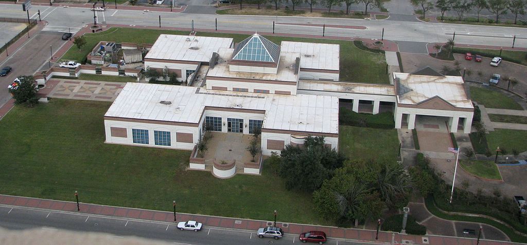 Aerial view of the Art Museum of Southeast Texas