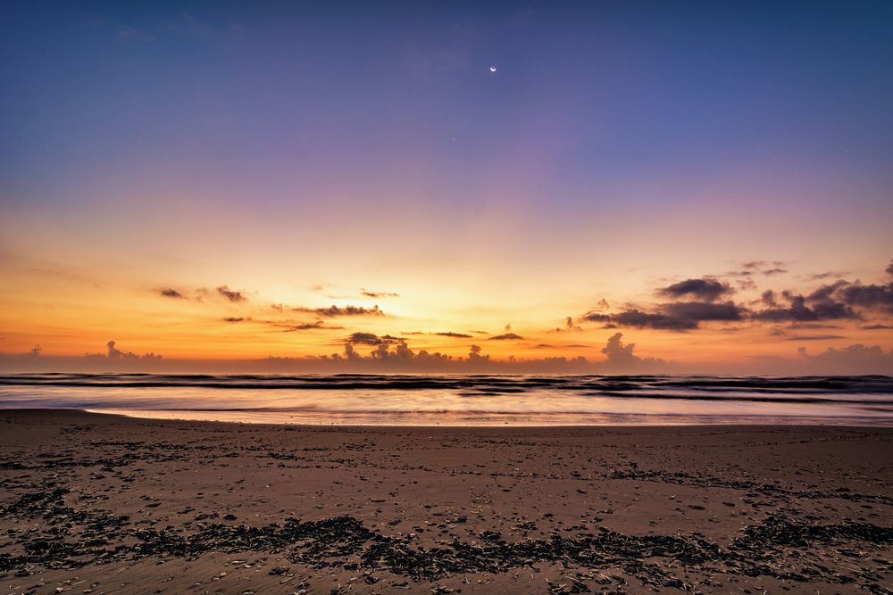 Scenic sunset over Boca Chica Beach