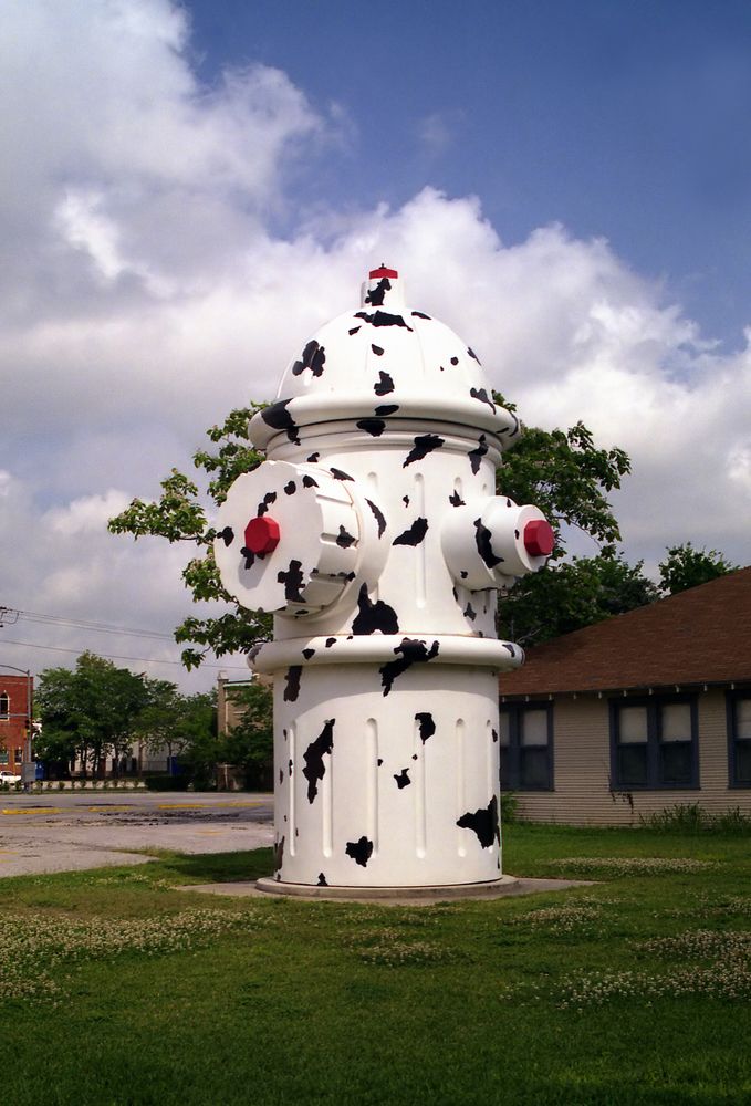 Daytime view of the World's Biggest Fire Hydrant