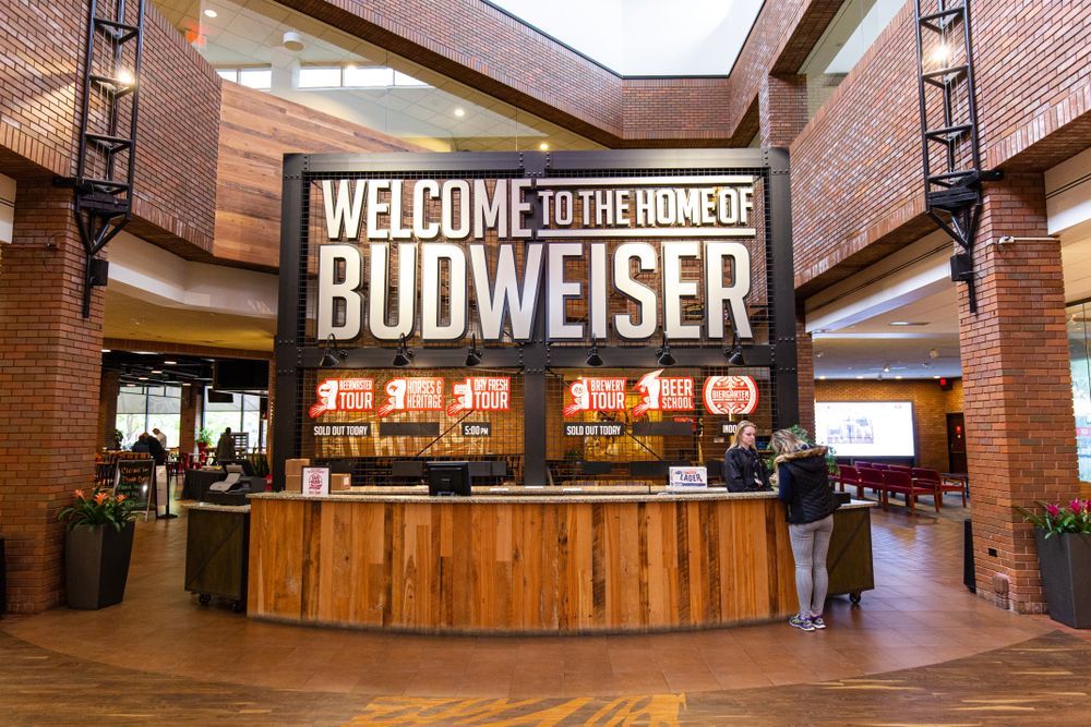 Interior of Budweiser Brewery