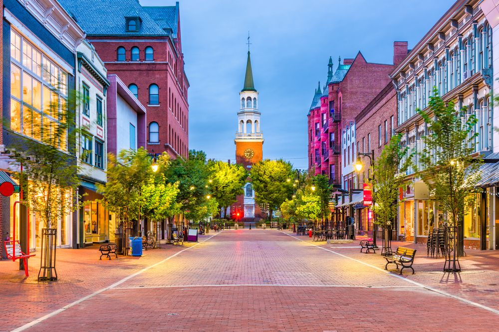 Night lights of Church Street Marketplace