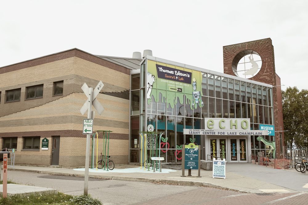 Exterior of the ECHO, Leahy Center for Lake Champlain