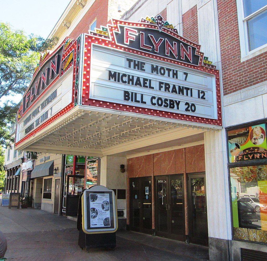 Flynn Center's marquee