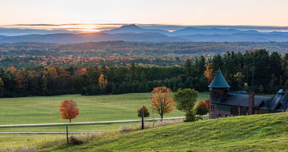 Sunrise at Shelburne Farms