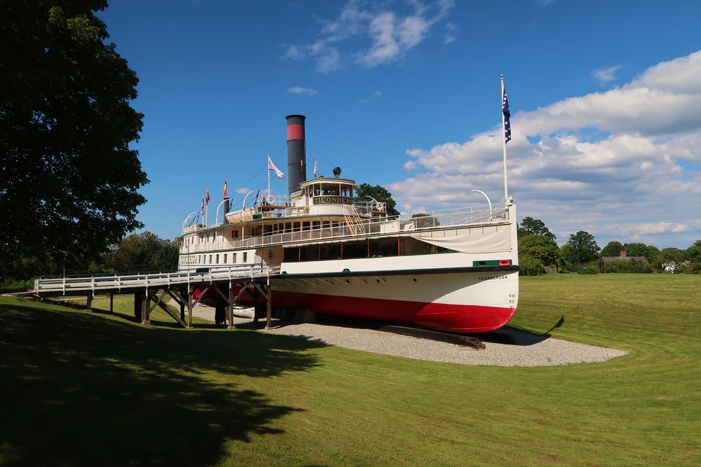 Historic Ticonderoga Steamboat at Shelburne Museum