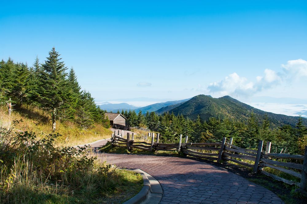 Scenic view from Mount Mitchell State Park