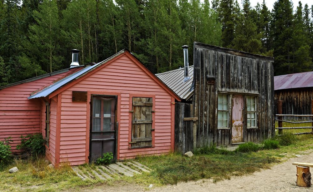 Old buildings at St. Elmo Ghost Town
