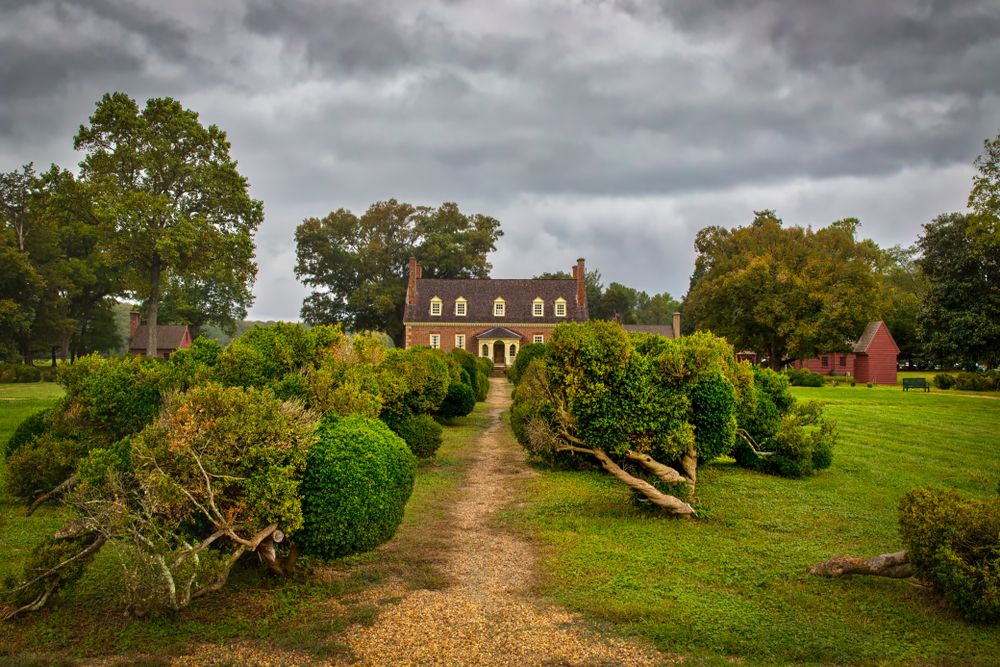 Garden of George Mason's Gunston Hall