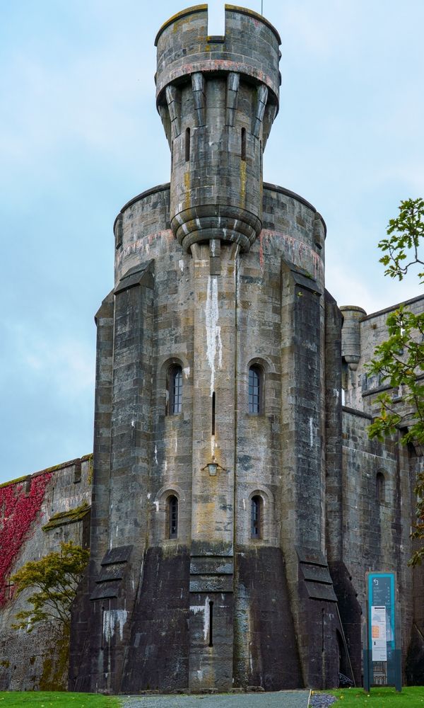 The tower of Penrhyn Castle
