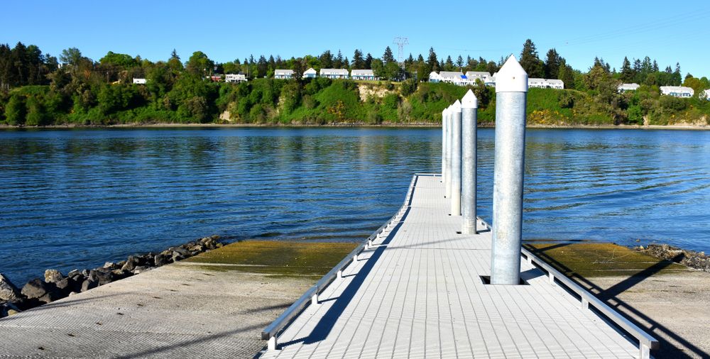 Boat launch at Evergreen Rotary Park