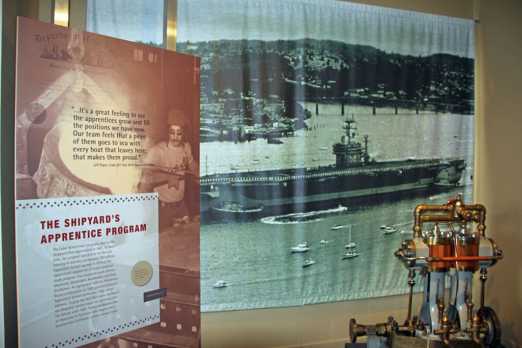 Exhibit in the Puget Sound Navy Museum
