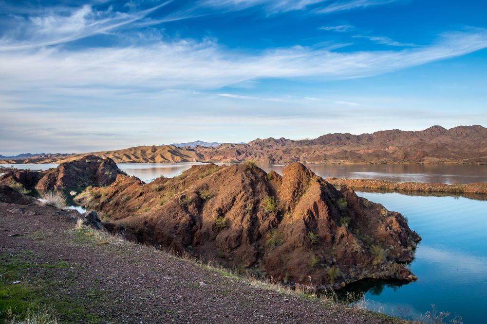 View of Parker Dam Road