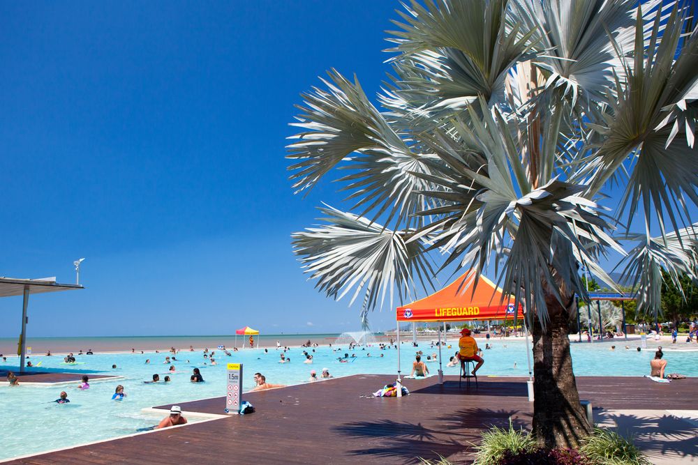 Daytime view of Cairns Esplanade