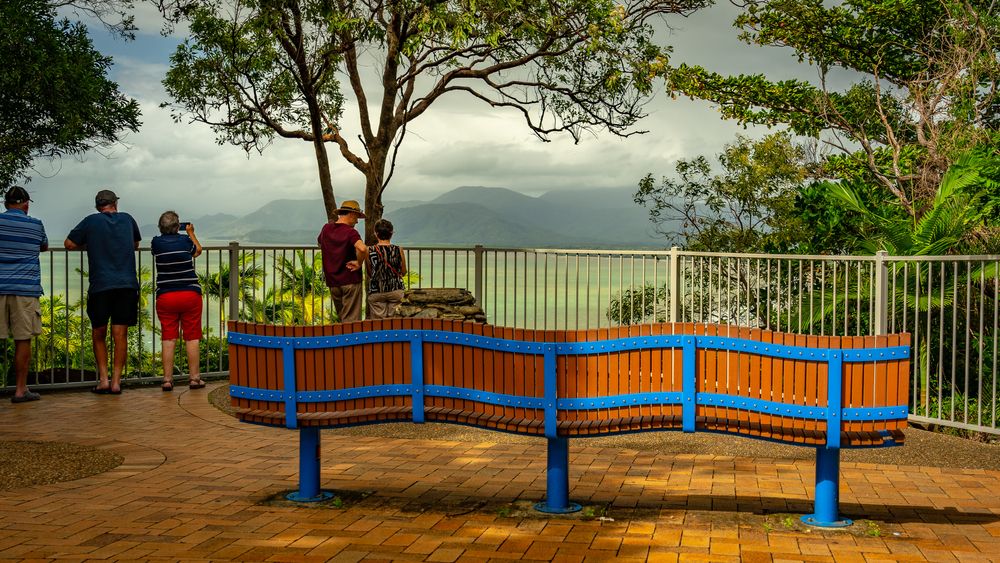 People at the Port Douglas lookout