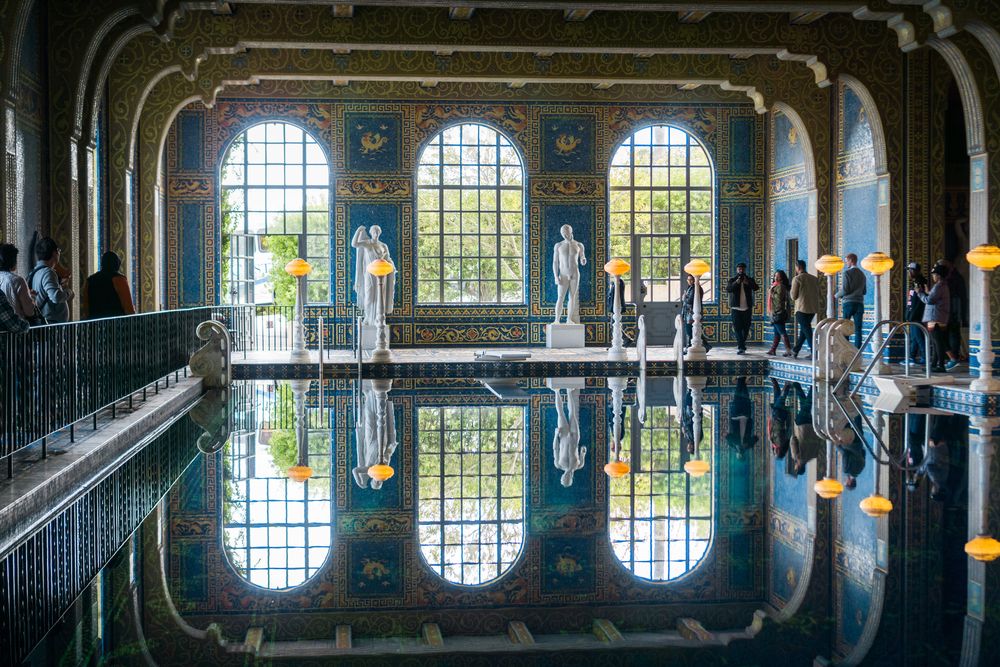 Interior of the Hearst Castle