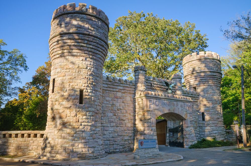 Point Park Entrance in Chickamauga National Military Park