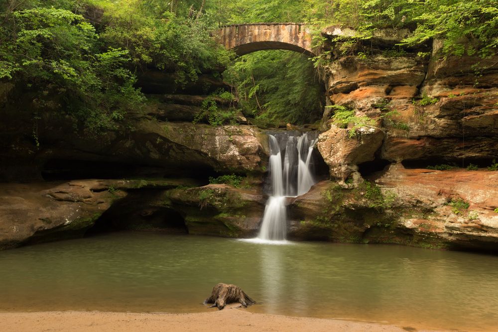 Scenic view of Old Man's Cave