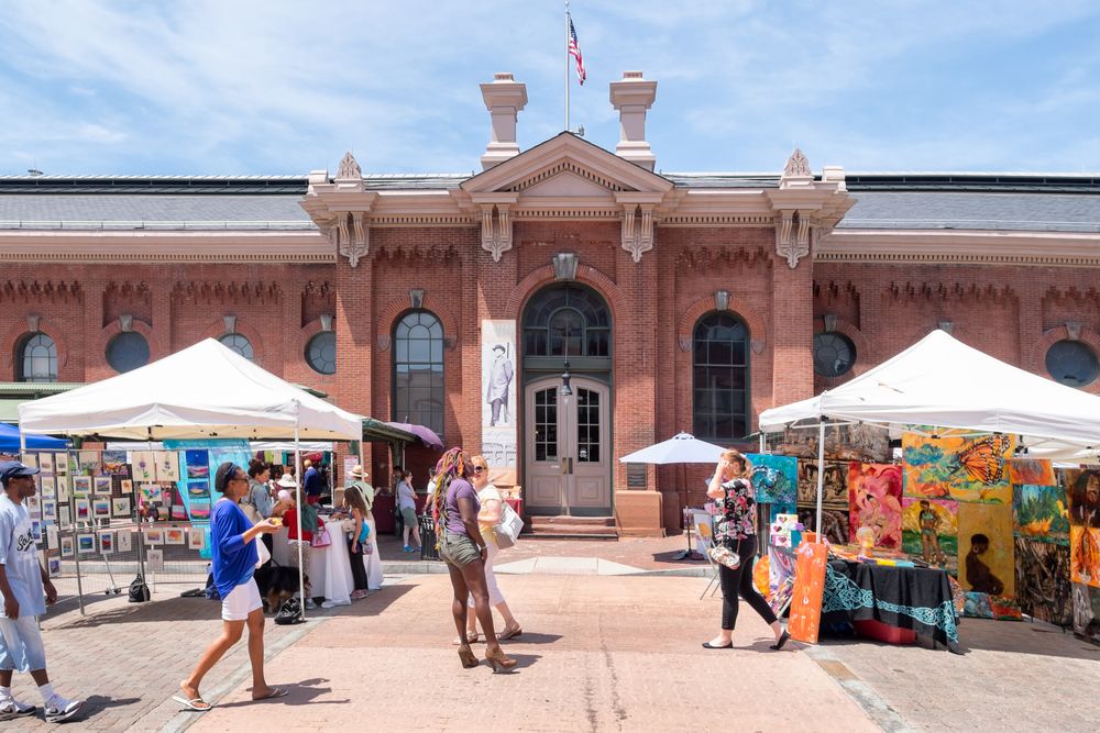 Tents at Eastern Market