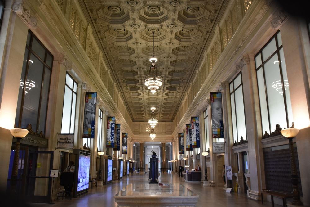 Interior of National Postal Museum