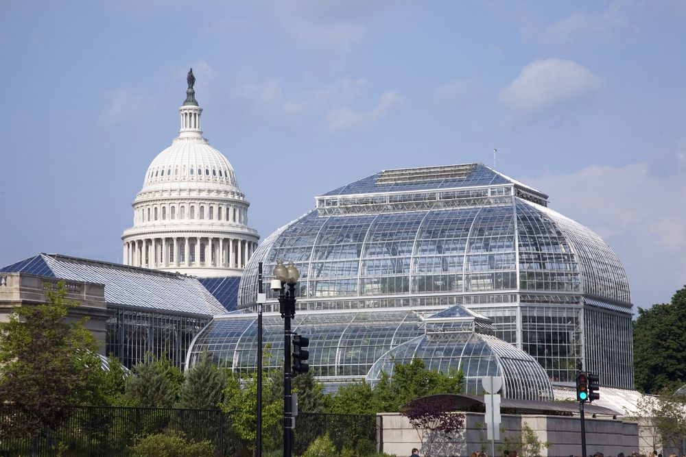 Exterior of U.S. Botanic Garden