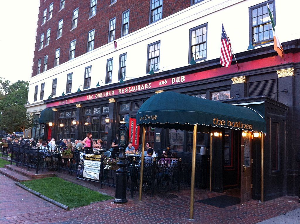 Exterior of Dubliner Restaurant and Pub