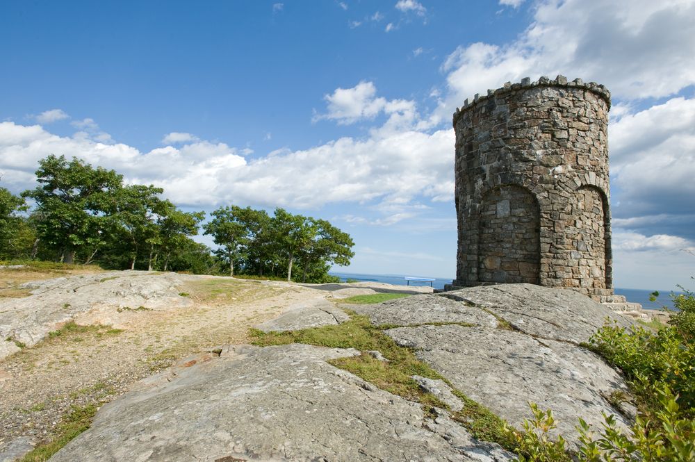Observation tower of Camden Hills State Park