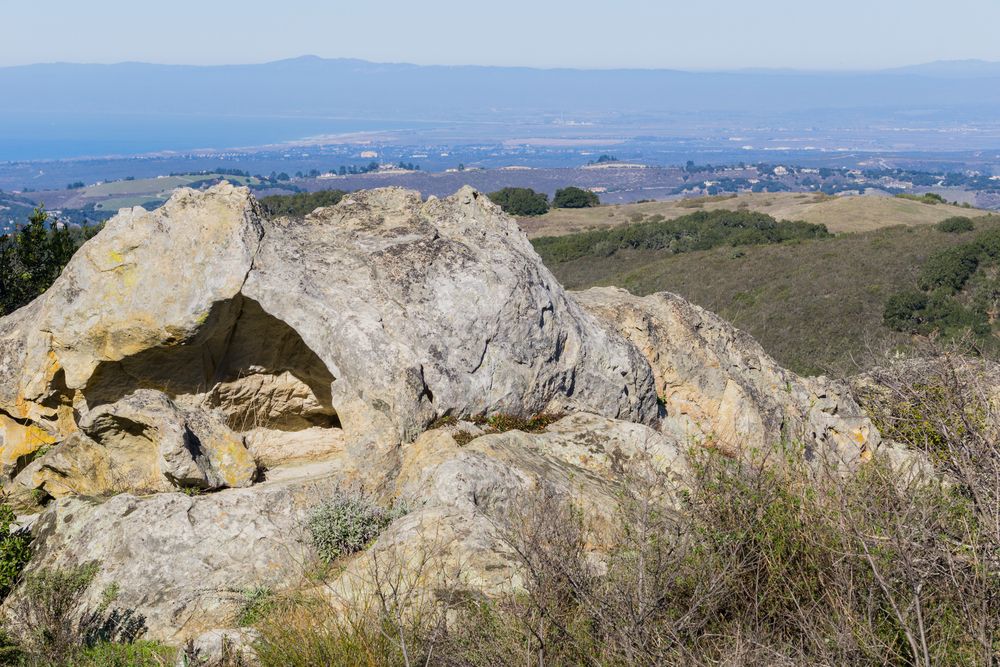 Rock formation in Garland Ranch Regional Park