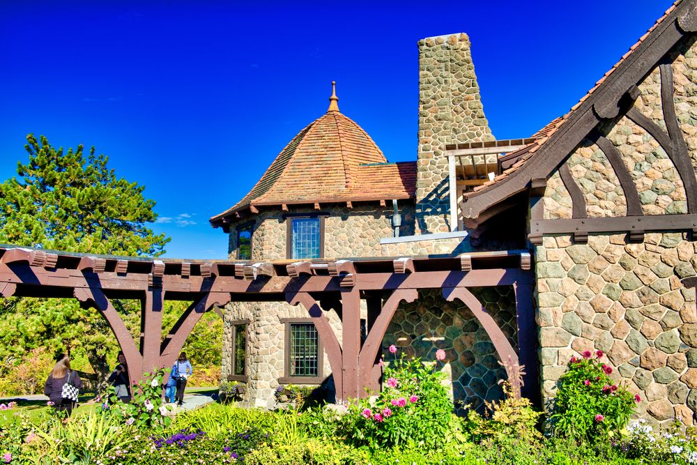 Facade of Castle in the Clouds