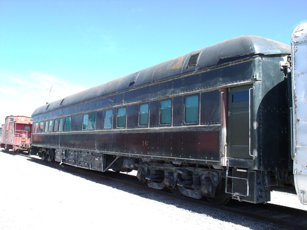 Exterior of a business car at Arizona Railway Museum