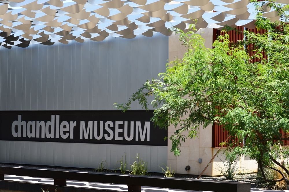 Building sign of the Chandler Museum