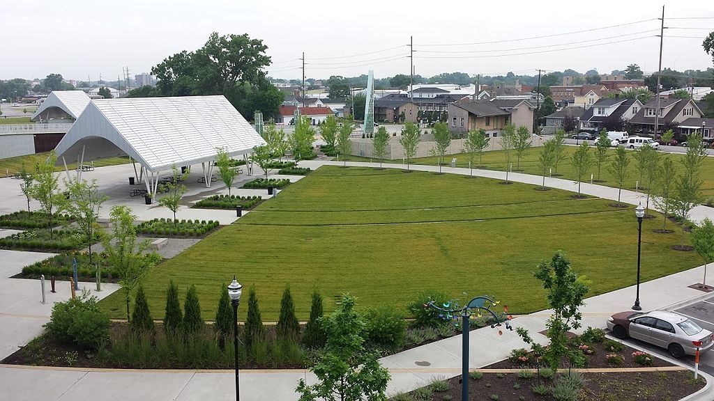 Aerial view of Big4 Station Park