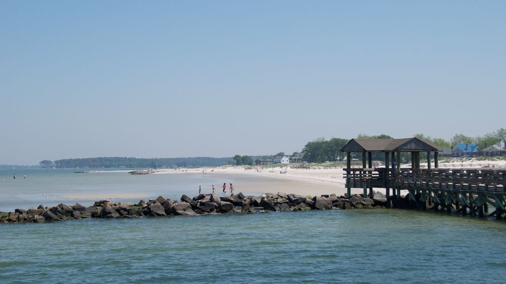 Daytime view of Cape Charles Beach