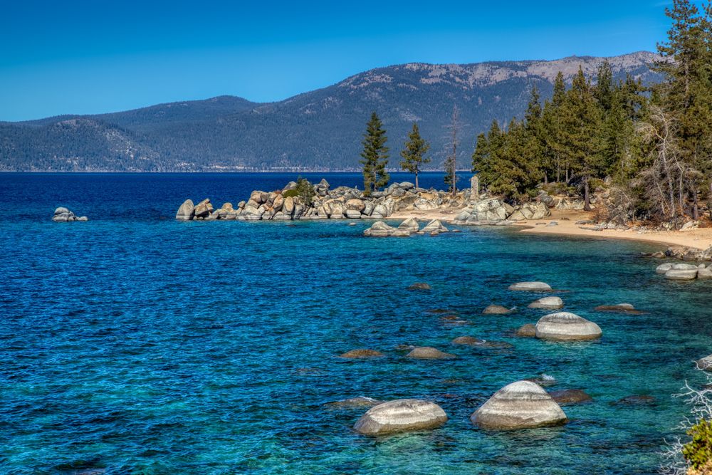 Daytime view of Chimney Beach