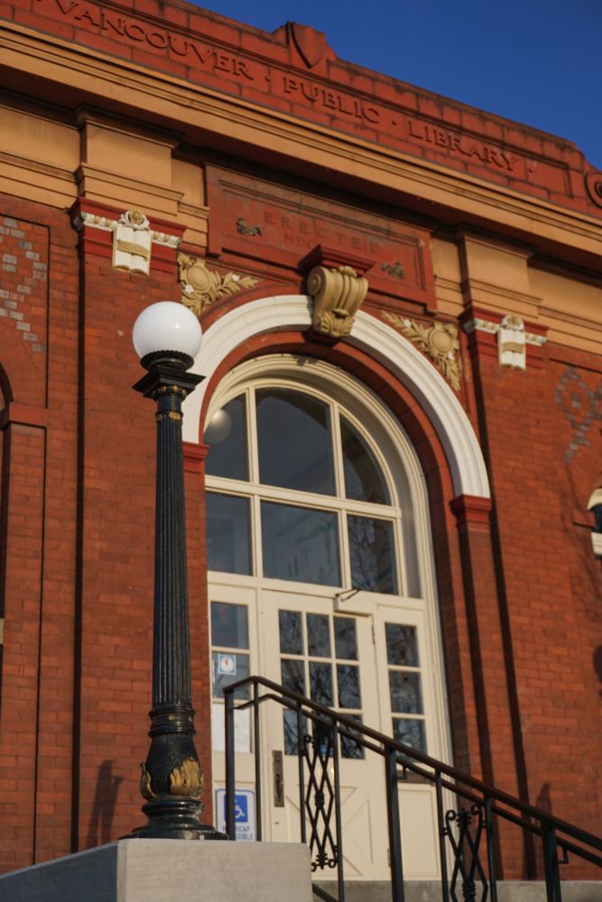 Entrance door of Clark County Historical Museum
