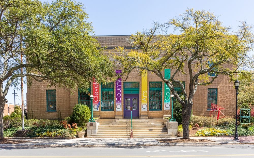 Exterior of the Cleveland County Art Council