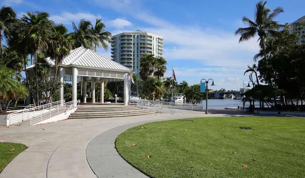 The grounds of Esplanade Park