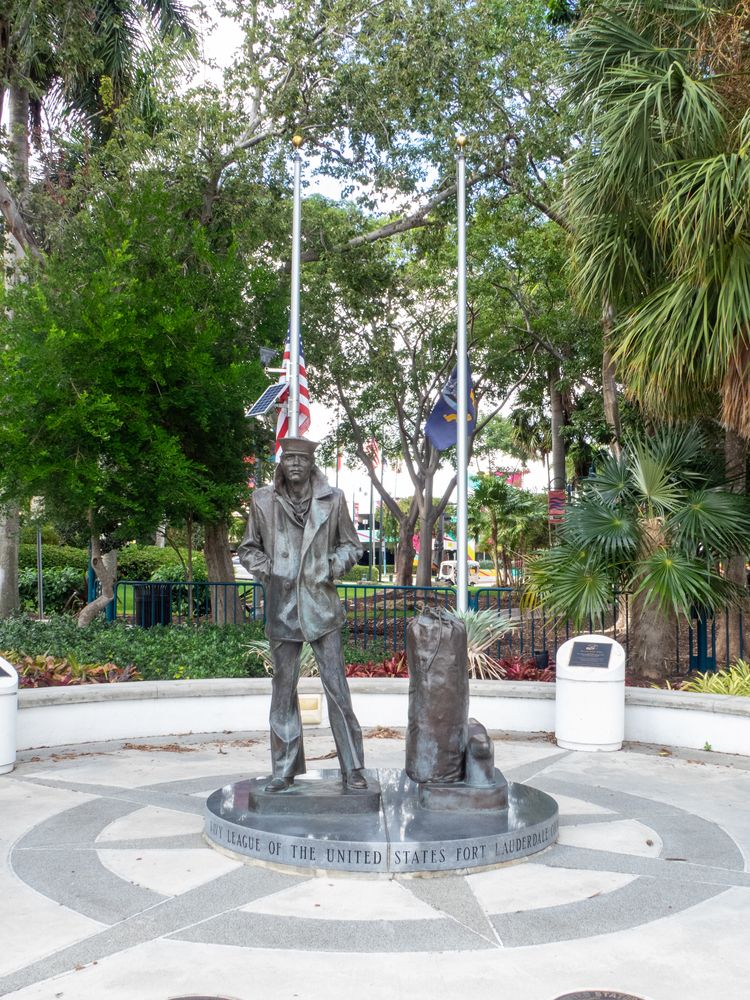 A memorial at Esplanade Park