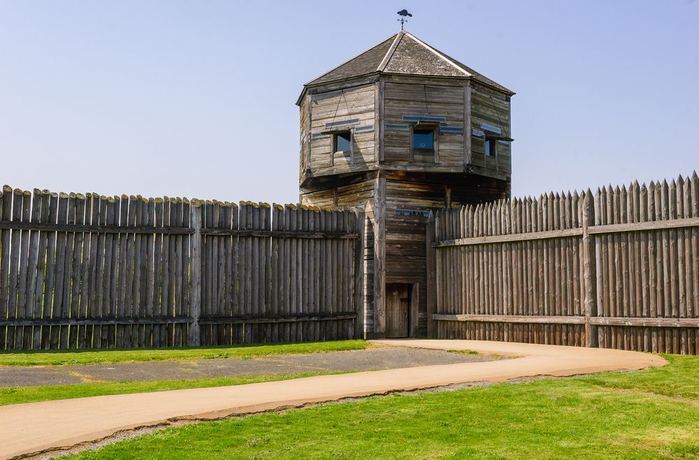 The grounds of Fort Vancouver National Historic Site