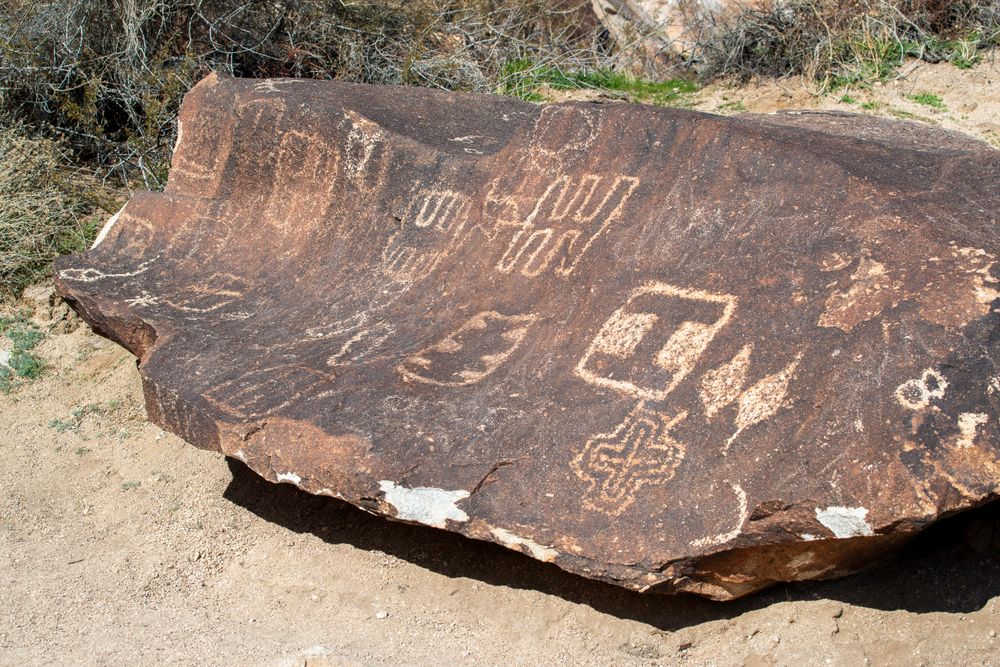 Petroglyphs at Spirit Mountain Wilderness